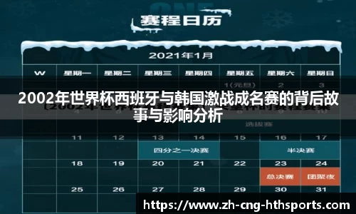 2002年世界杯西班牙与韩国激战成名赛的背后故事与影响分析